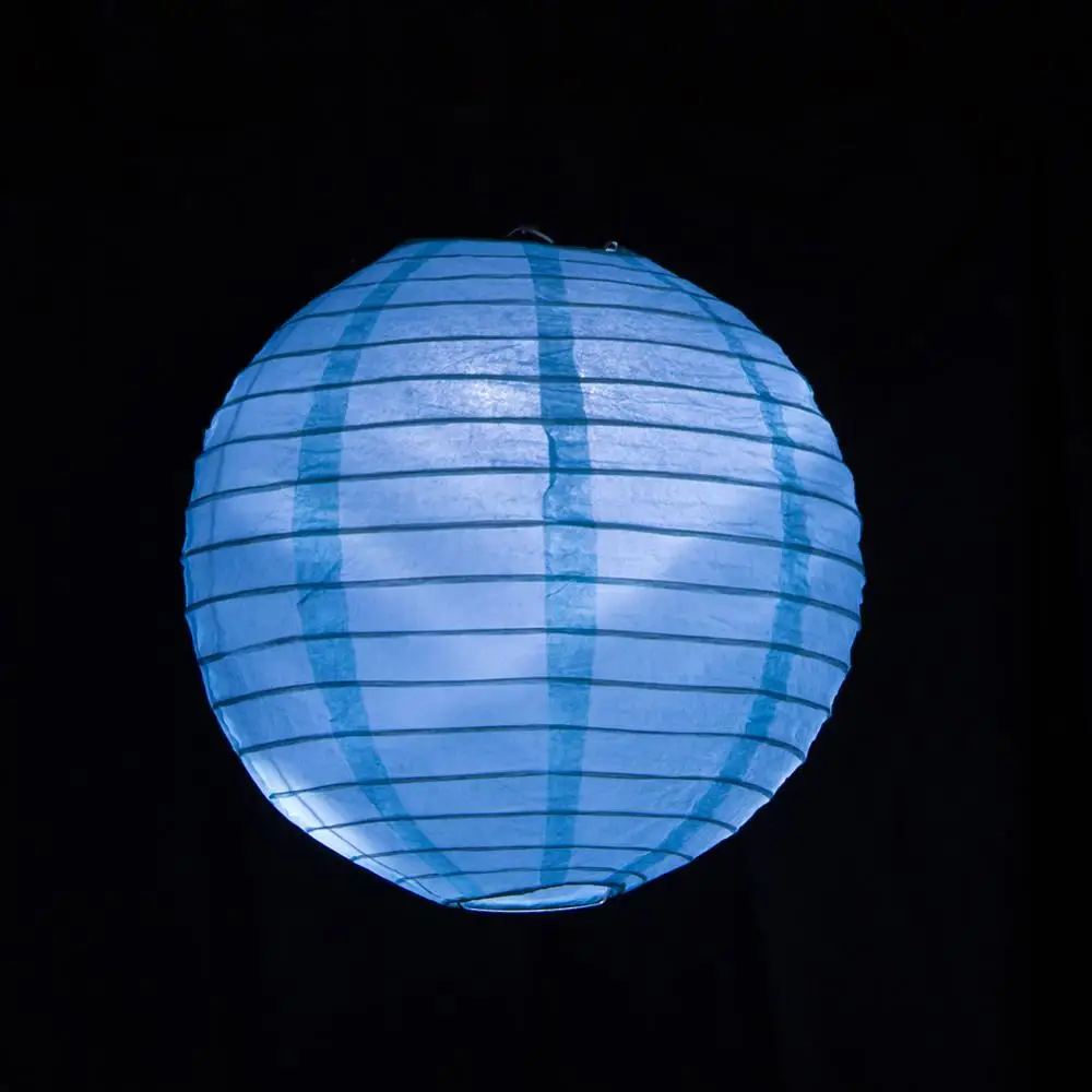
Wholesale Handmade Hanging White Round Tissue Lamp Led Paper Lantern 