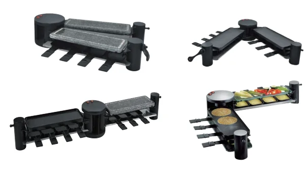 8 persons 1200 W electric raclette grill