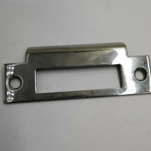 
OEM Custom stainless steel strike plates polishing door latch plate door strike plate 