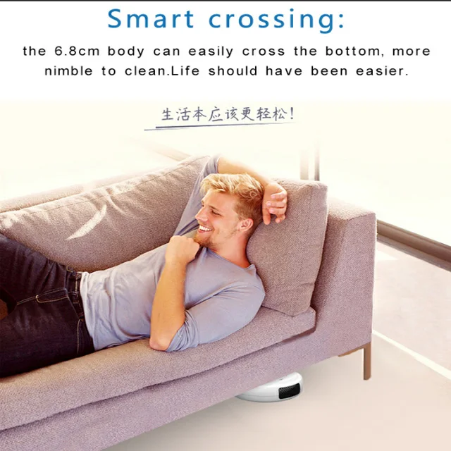 2019 New Products Sweep, drag, suck, three in one Smart Vacuum Cleaning Robot