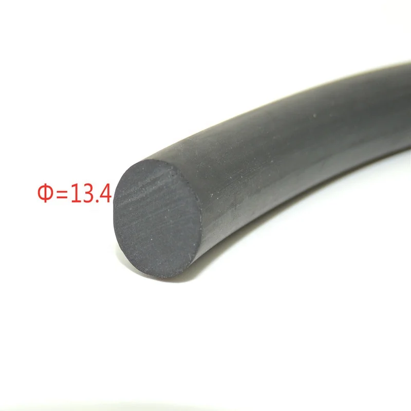 12.7mm 13.4mm solid extruded silicone rubber  cord