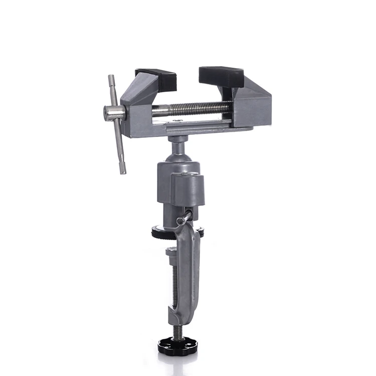 Heavy Duty Cast Iron Bench Vise with Swivel Base, Multipurpose Woodworking Vise Grip Bench Vise