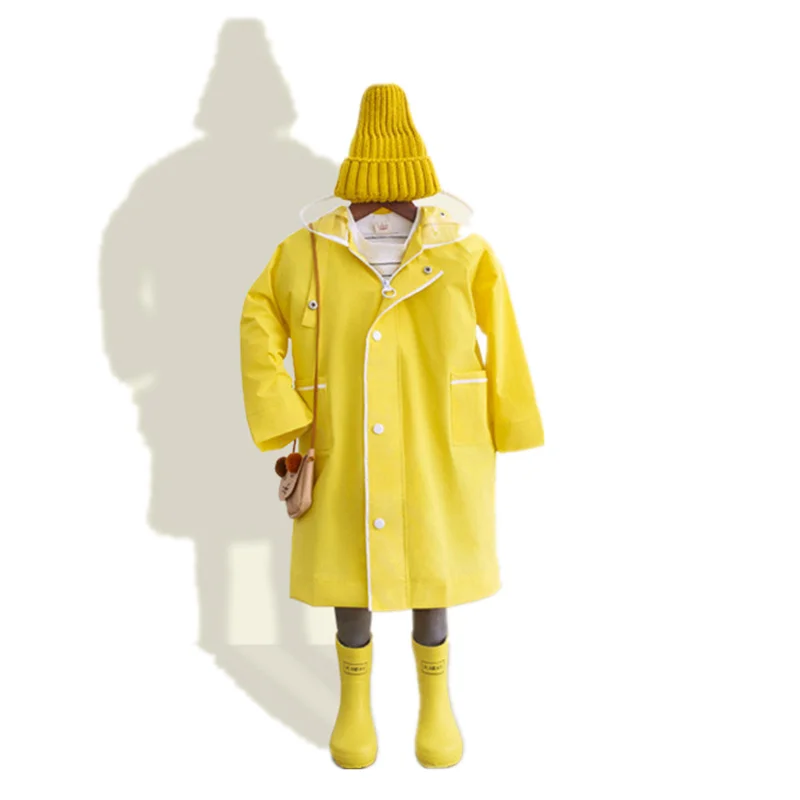 
New Style Fashion Wholesale Children Waterproof PVC Cheap Cartoon Lovely Durable Kids Raincoats And Boots 