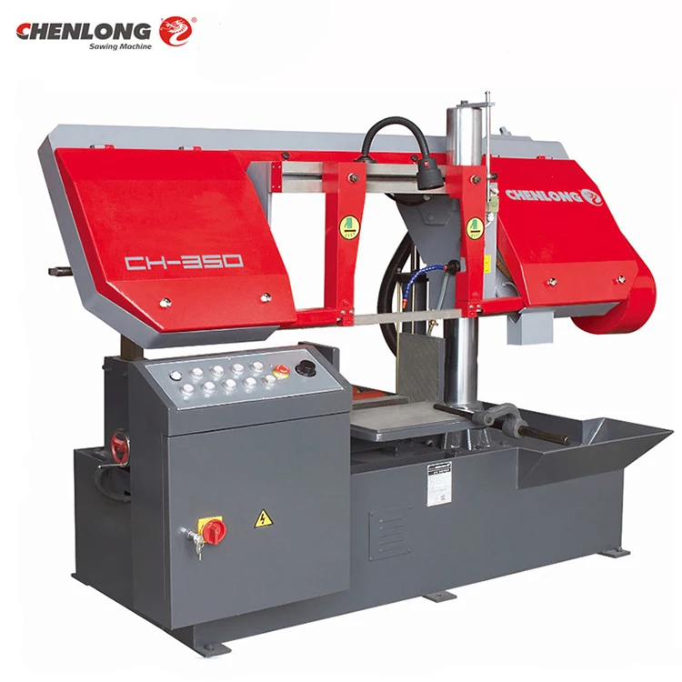 CHENLONG CH-350 двойные колонки Горизонтальная ленточная пила