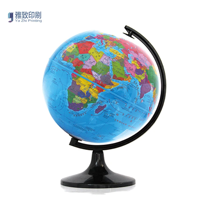 
Desk Top Decorative Mini Plastic Pvc Decorative Earth Globe 