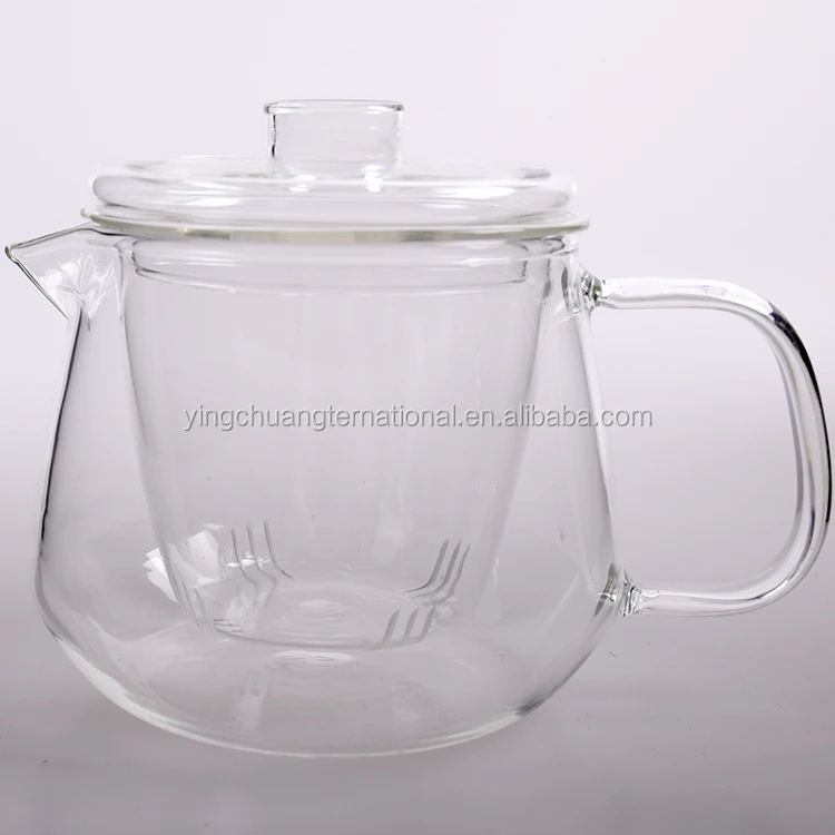 Производитель оптовая стеклянные чайник со стеклом для заварки/ручной взорван
