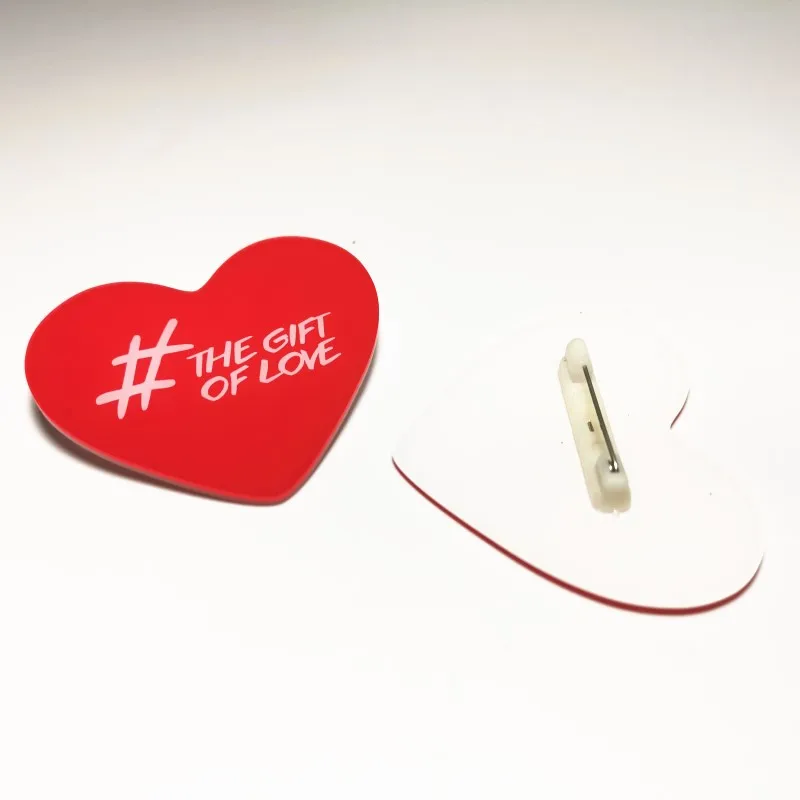 Factory Price Custom High-Transparent Chest Name Card Breast Plate Staff Employee Businee Name Badge Tag