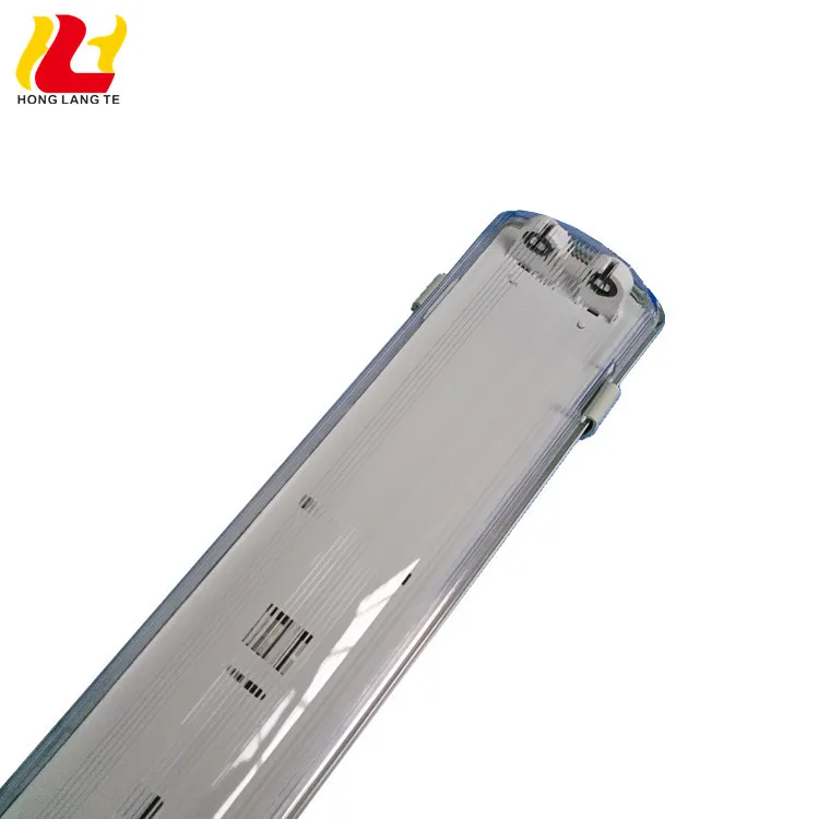4Ft 5Ft 2X36W PS Cover Modern Style T8 Double Led Fluorescent Tube Linear Tri proof Ceiling Indoor Wall Light Fixture