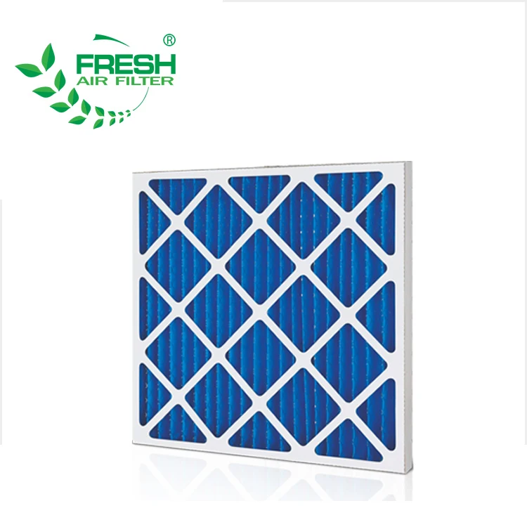 HVAC Cardboard Pleat Panel Air Conditioner Filter for Ventilation System