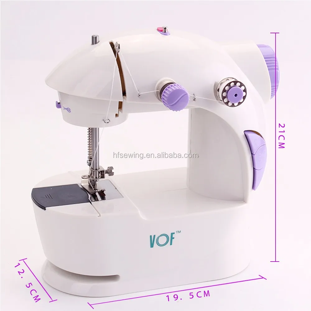 Mesin Jahit Mini Sewing Machine Portable Sewing Machine Double stitch lockstitch sewing machine FHSM-201