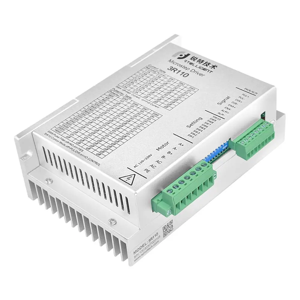 3-фазный шаговый драйвер переменного тока 3R110, низкая цена, высокая мощность, Nema 42 43, Драйвер шагового двигателя 220 В для комплекта ЧПУ