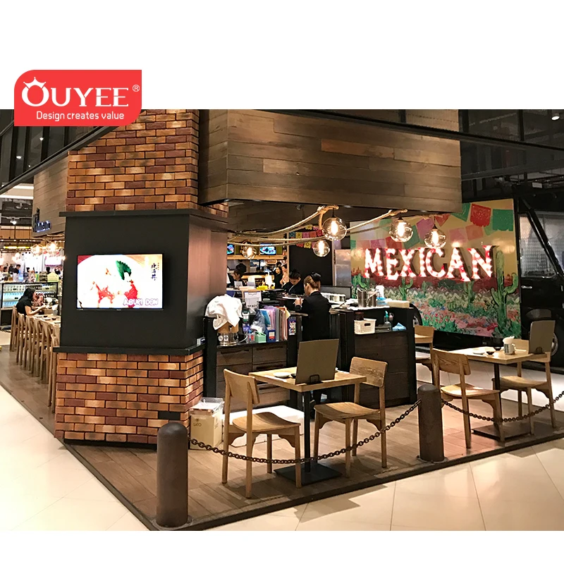 New style food mall kiosk for shopping mall coffee cup kiosk