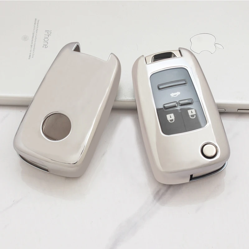 Pink TPU Key Fob Cover Case Remote Holder Skin Protector Jacket for Chevy Chevrolet Equinox Camaro car key chevrolet