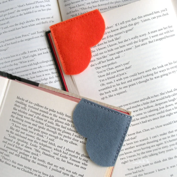Горячая Распродажа детская Корейская книга фетровая Закладка с пользовательским цветом