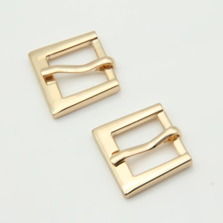 Custom Light Gold Fastening Metal Pin Belt Buckle Custom Fastening For Handbag