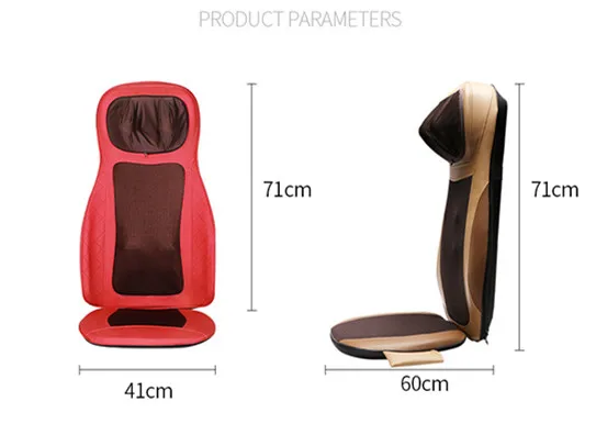 
Memory Foam Massage Mattress, Neck Shoulder and Back Massage Cushion with seat vibration 