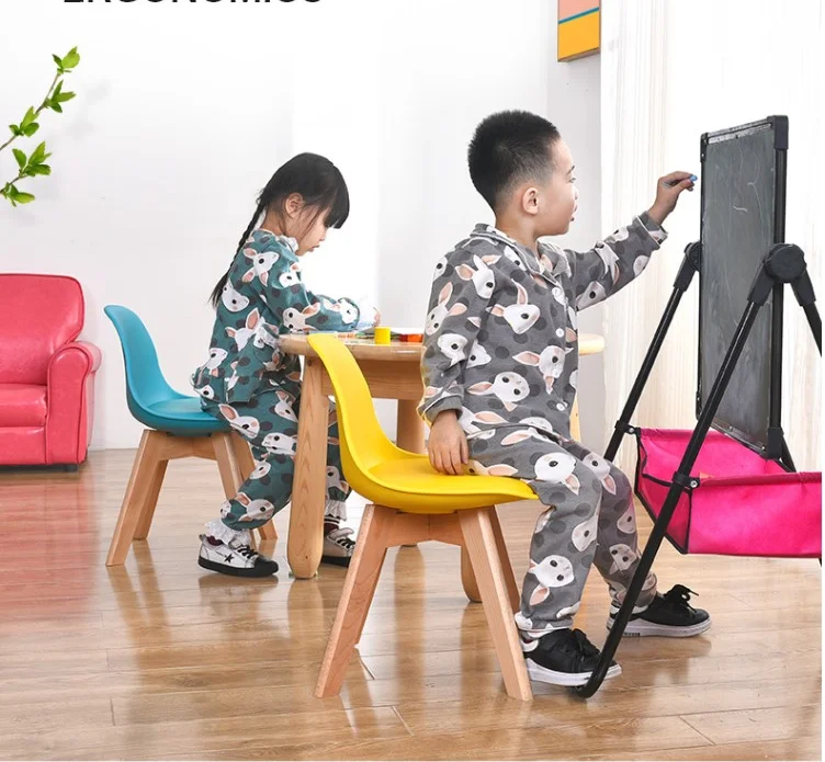 soft cushion plastic tulip leg  kids study chairs