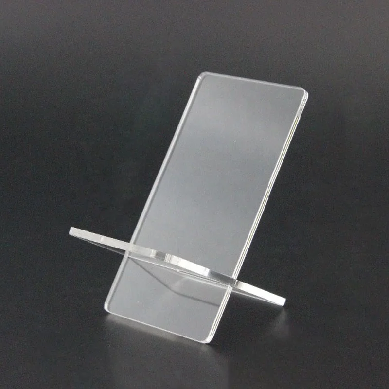 Promotion clear acrylic mobile phone cell phone display stand for iphone