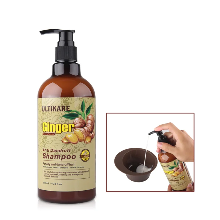 Private label bulk oem moisturizing hair care products natural ginger shampoo for dry hair