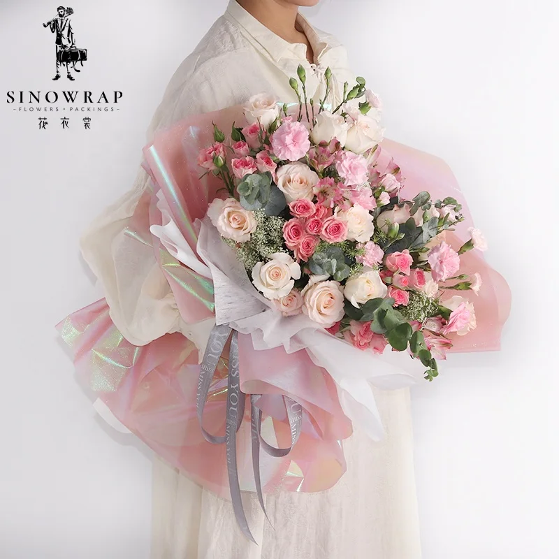 
Sparkle Sizzle To Your Special Packaging Material Iridescent Cello Polypropylene Sheet Film 