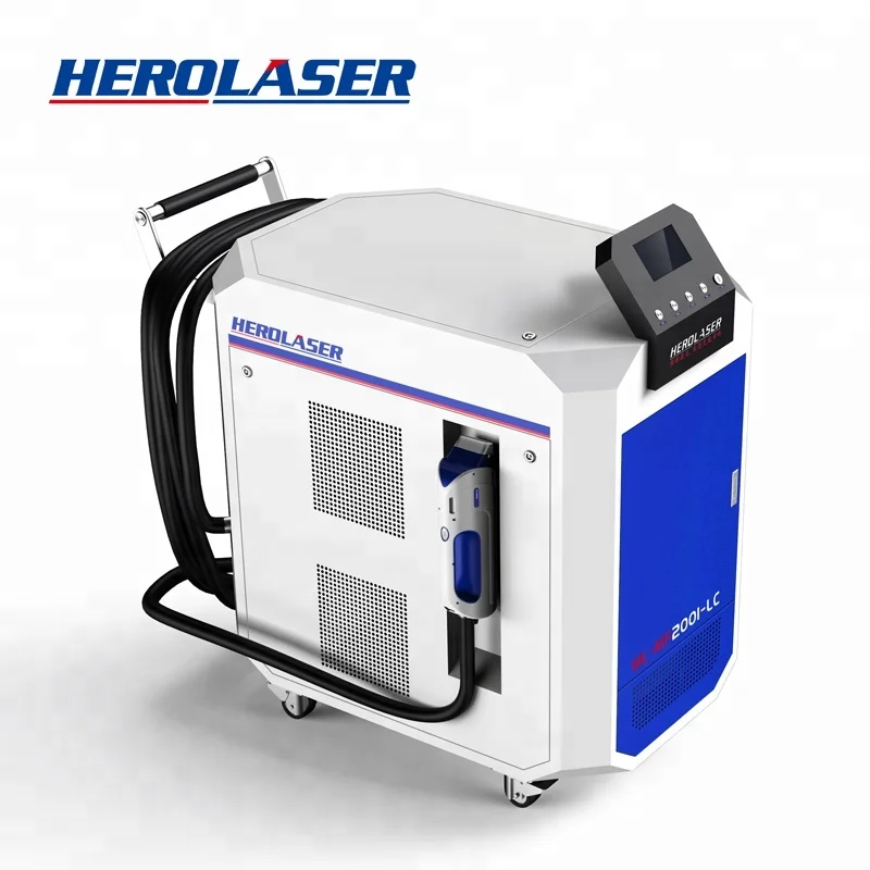 New 200W/500W Fiber Laser Cleaner Environmentally Friendly Metal Paint Remover Used Cars IPG Laser Head MAX Engine Water Cooling