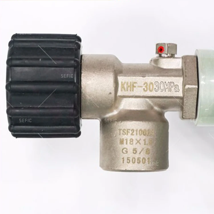 9 Liters G 5/8 thread pcp gun carbon fiber air scuba diving tanks