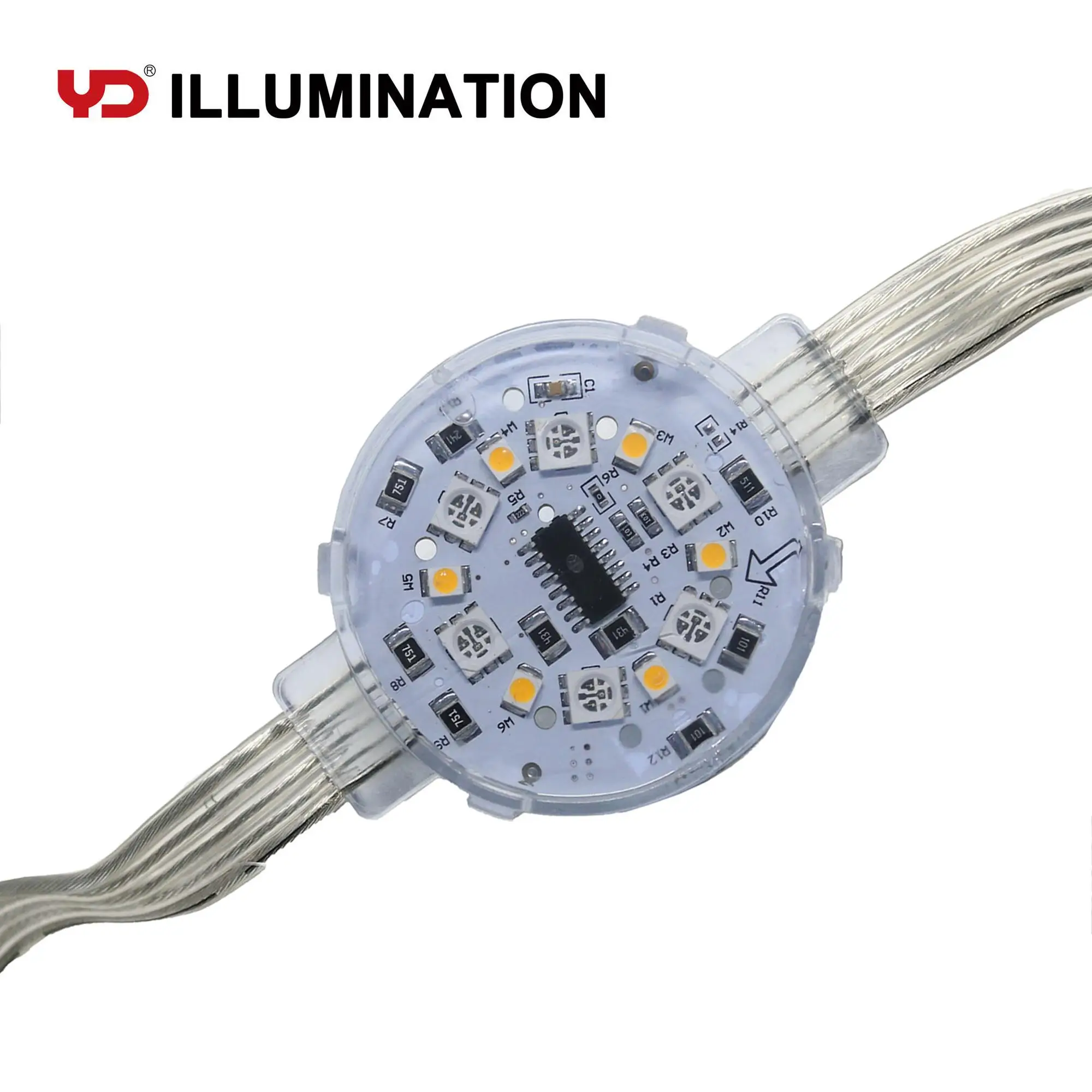 IP68 outdoor underwater 5050 SMD ws2811 rgb led pixel light for building facade