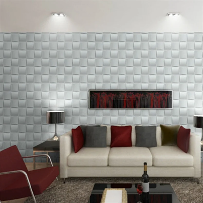 Cheap price pvc 5d grid wall panel, pvc wall panel, 3d wallpaper