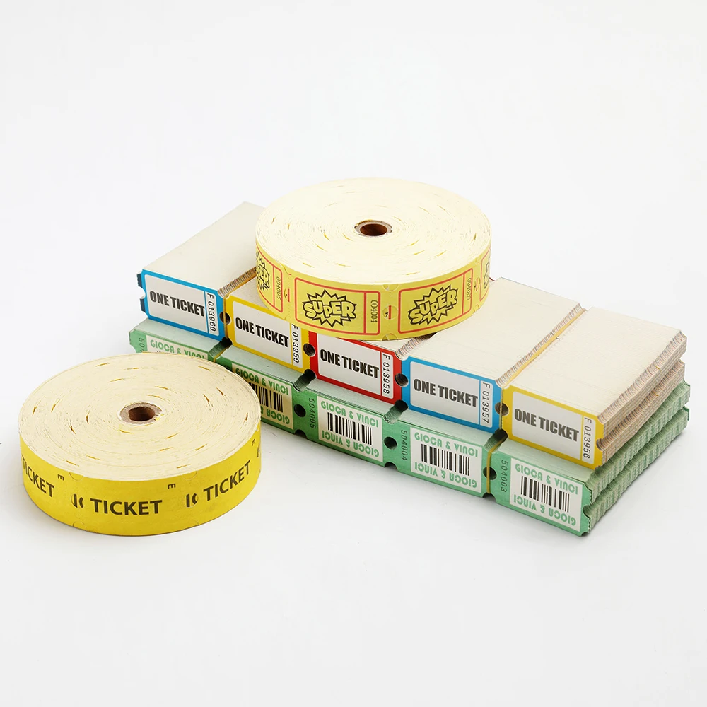 Arcade machine accessories Amusement Products Redemption Ticket Printing Arcade Ticket