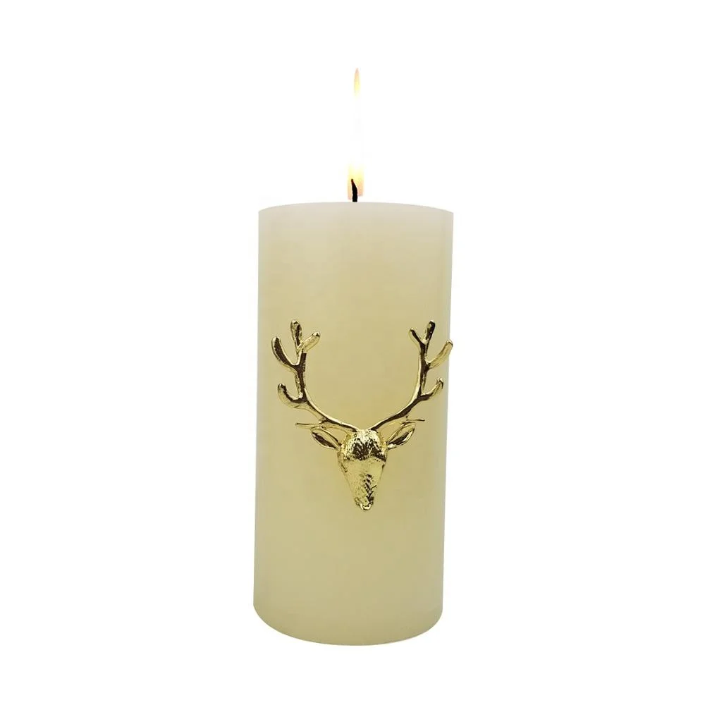 Дизайнерские свечи в виде головы оленя для романтической даты