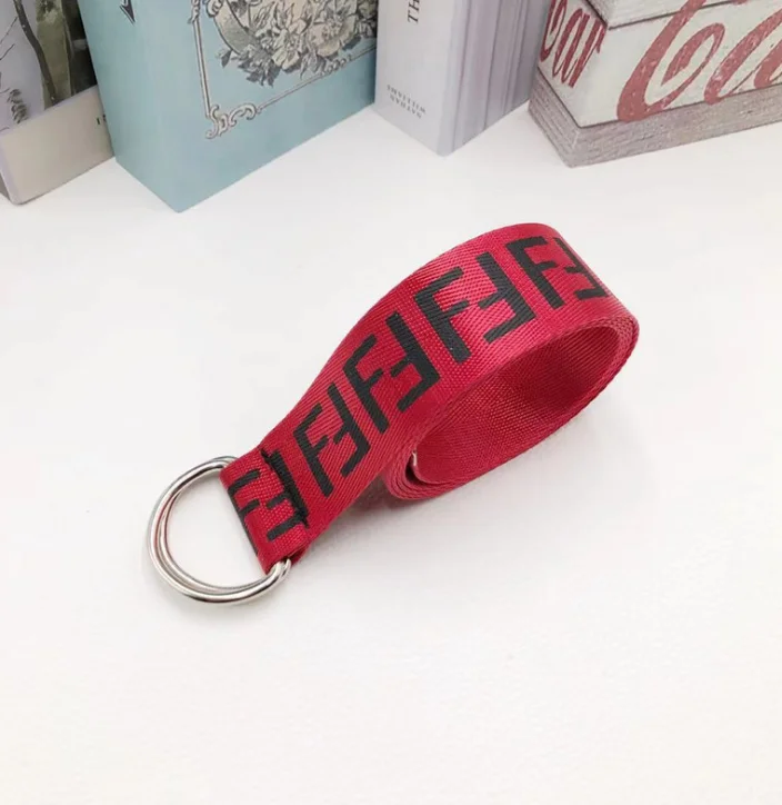 
Custom adjustable durable printing logo boy belt with high quality 