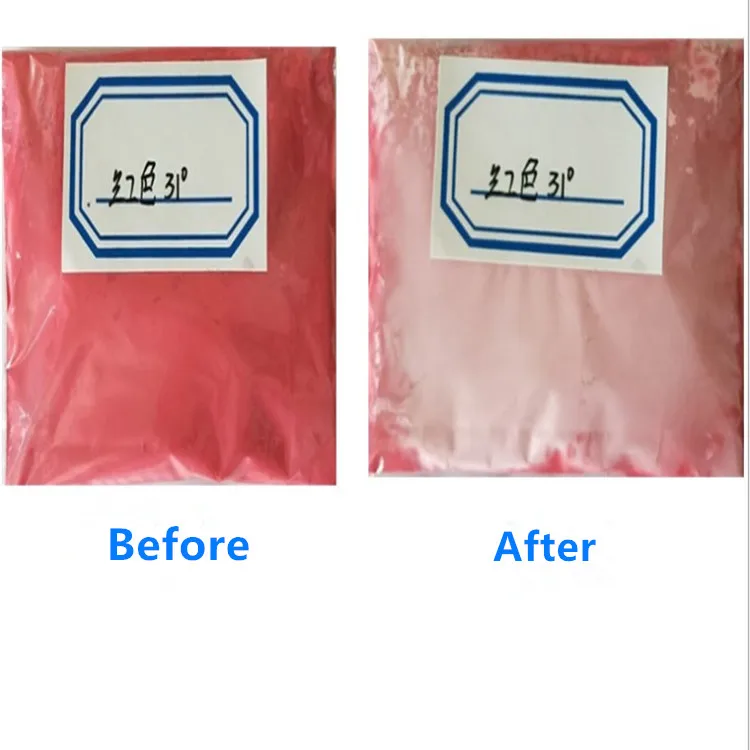 Factory price Temperature sensitive powder/color change pigments with temperature changing, thermochromic pigment powder