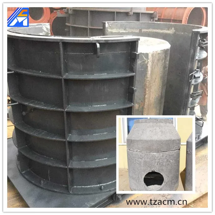 precast fabricated concrete inspection manhole mould equipment