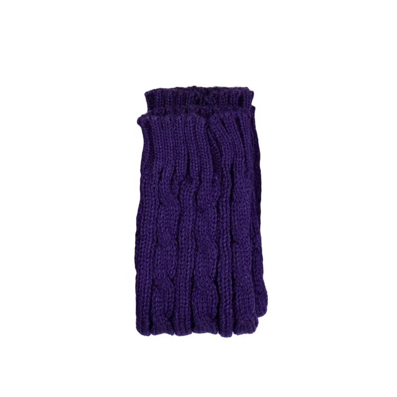 Best Selling Fashion Cycling Knitted Cotton Comfortable Warm Men And Women Half-finger Hand Gloves