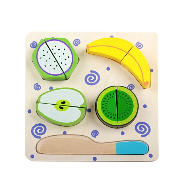 kids house kitchen pretend play vegetable fruit cutting toy
