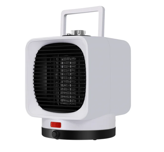 New design portable electric DC motor mini ptc fan heater with Oscillating function