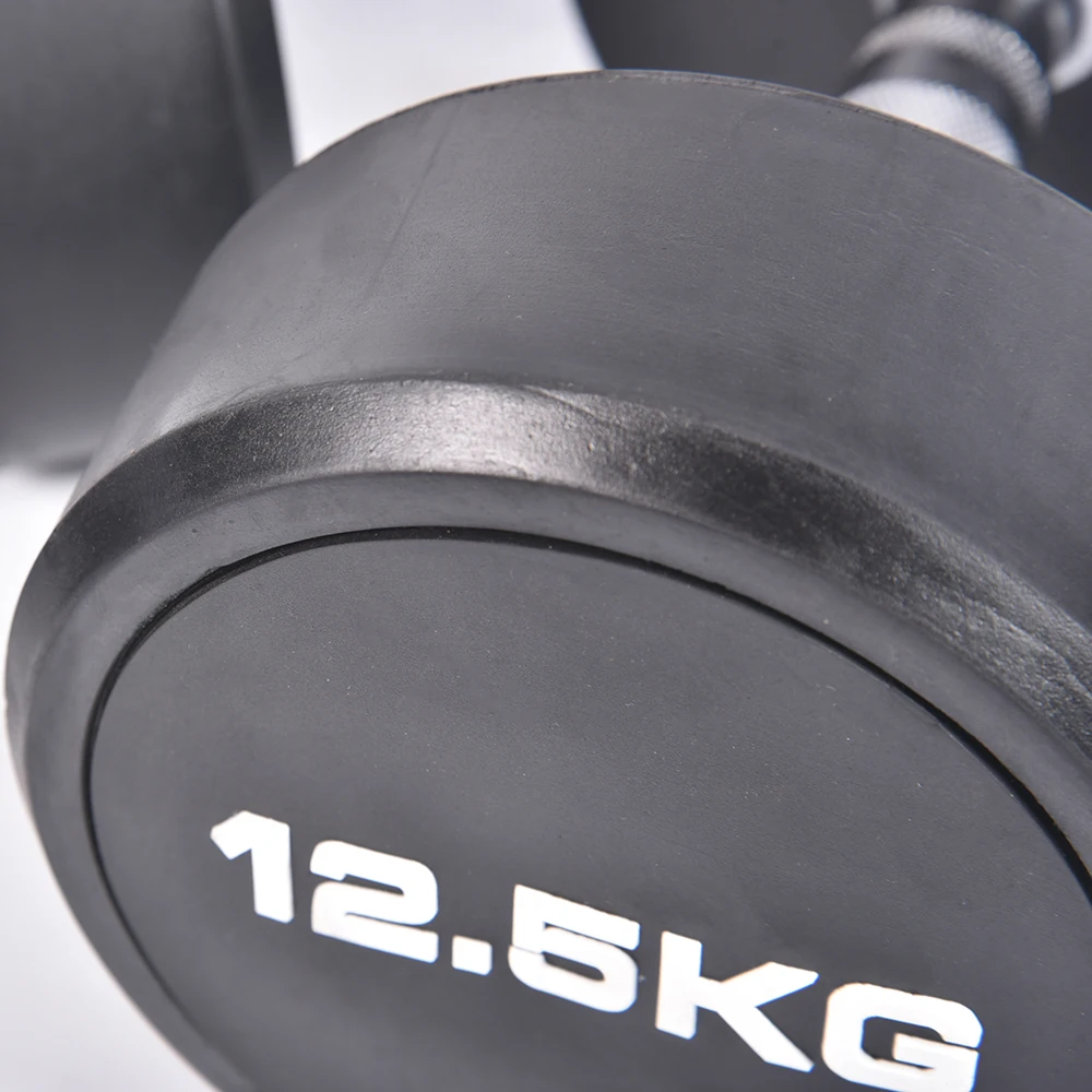  Набор гантелей круглой формы с резиновым покрытием 5/10/15/20/30/40/50 кг