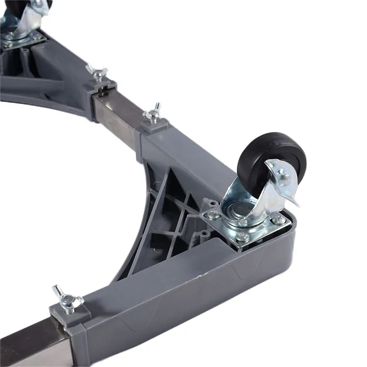 Guaranteed quality unique Adjustable Base Wheels Trolley Stand For Washing Machine