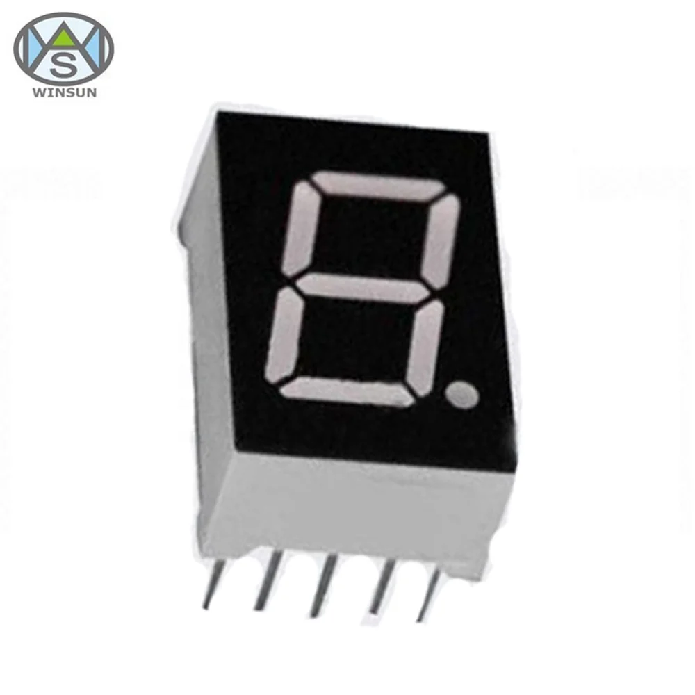 Один/один 0,3 дюймов LED-значный 7-сегментный дисплей с красными и зелеными, цвет: синий, желтый, белый