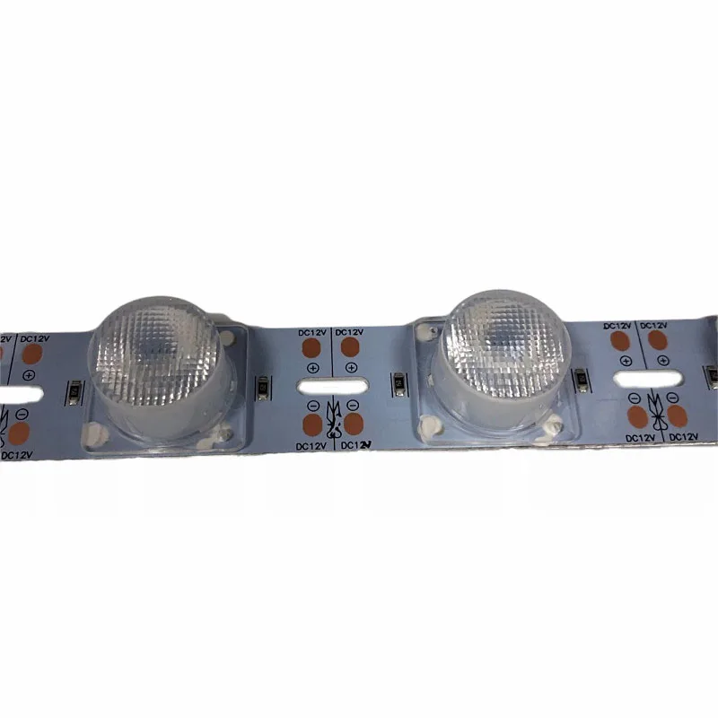 Side emitting 12V led rigid strip light 100cm 18leds SMD3030 24W led back light lens for light box