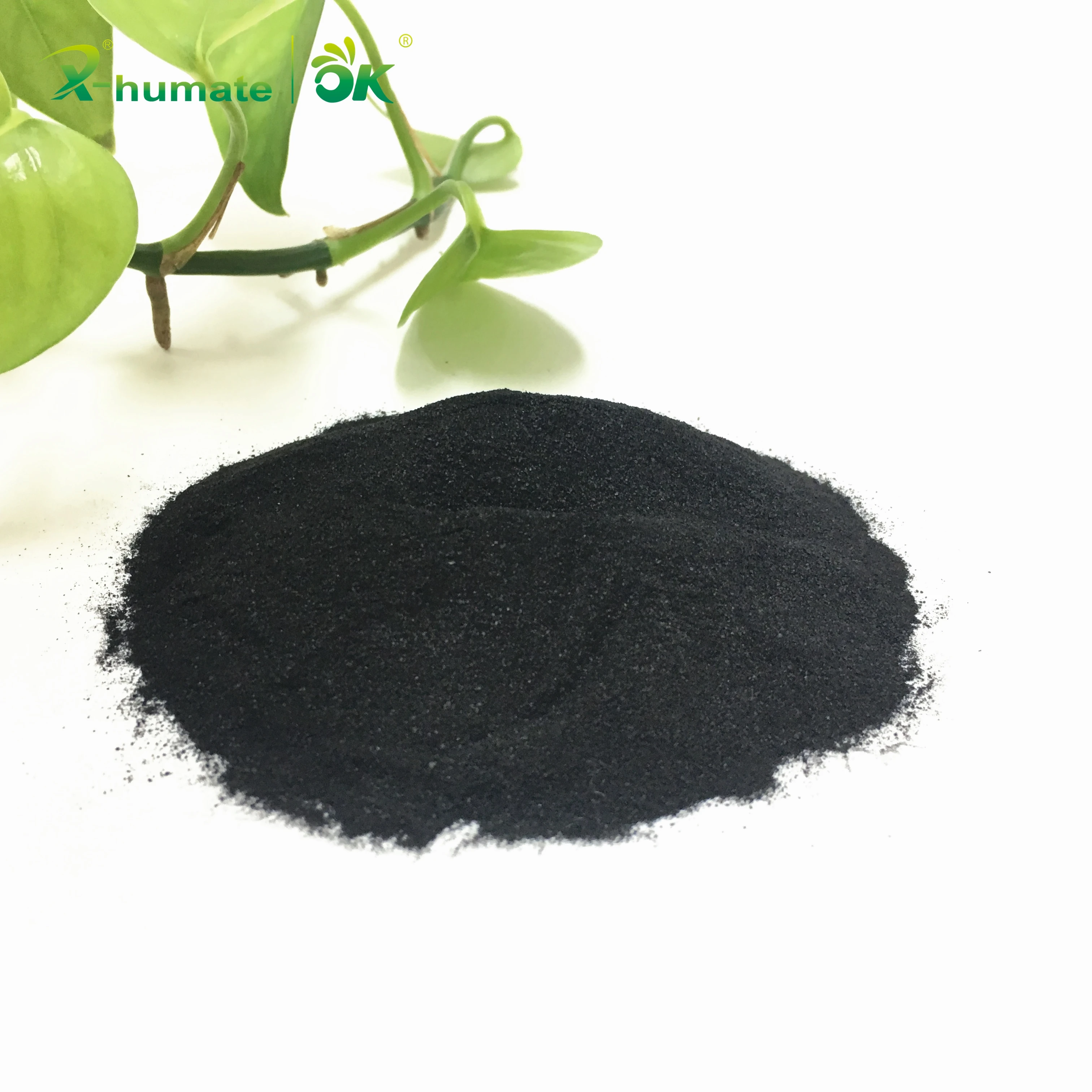 X-humate Alginic Acid 18% Organic Fertilizer Water Soluble Spirulina / Spiral Seaweed Extract Powder