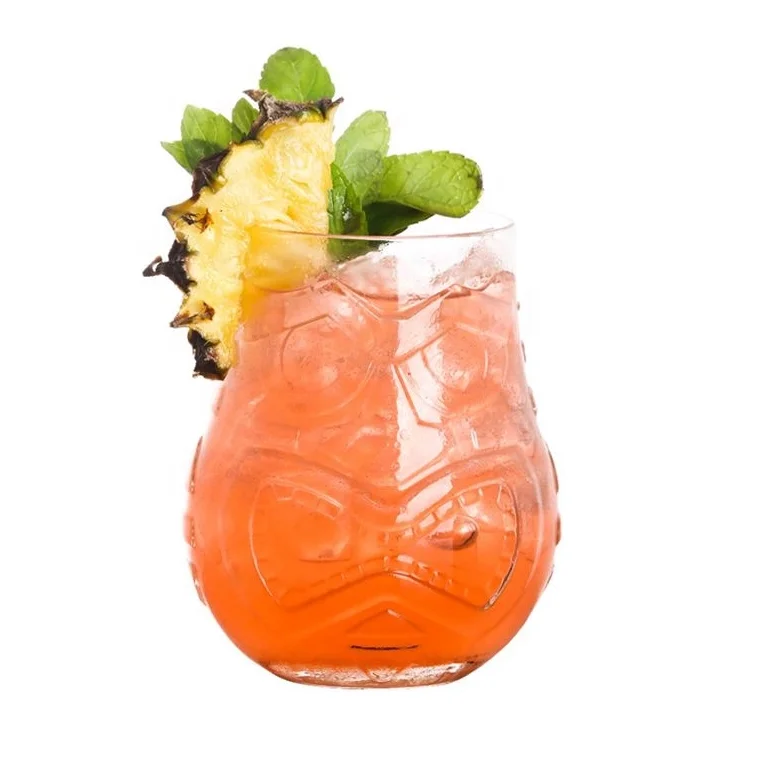 Cocktail Shot glass rum drinkware Tiki Rum Bar Glass Vintage Highball Glasses