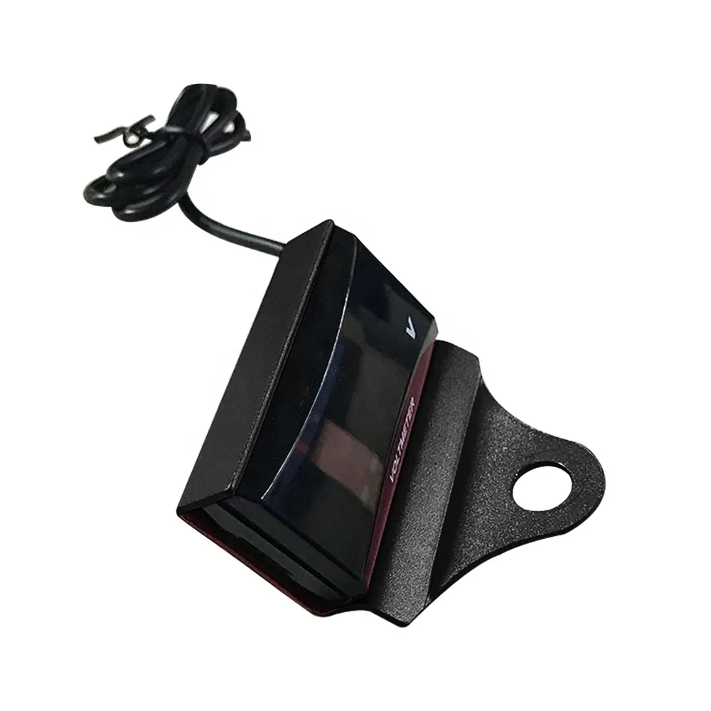 Universal Kosos Mini Digital Square LCD Display RPM Meter Mounting Bracket Tachometer Gauge for CBR GSXR YZF
