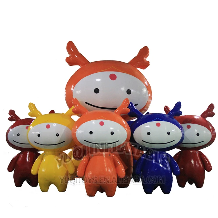 Custom commercial inflatable penguin figure model | inflatable adverting cartoon penguin for exhibition