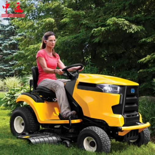 Новейшая газонокосилка, трактор 30 дюймов для езды на газонокосилке гидравлическим способом с двигателем Locin 20/23HP 432CC