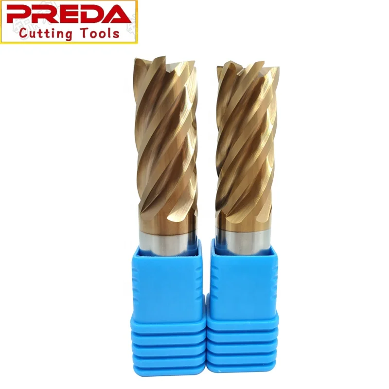 6 Flutes HRC55 20mm finishing Solid Carbide milling cutter for stainless steel