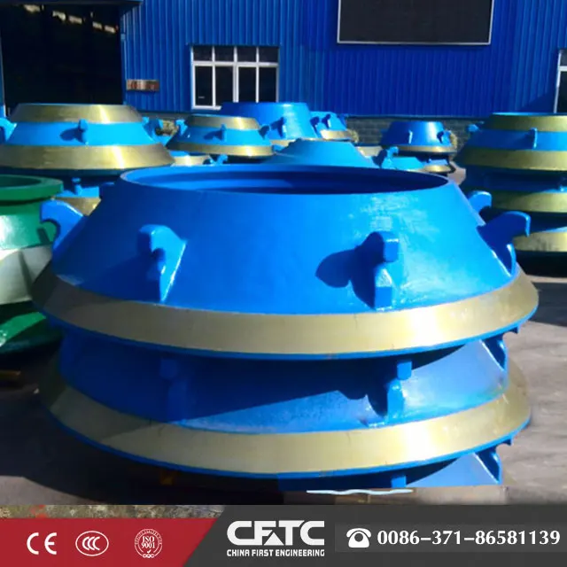 Длительный срок службы, запчасти для каменной дробилки, Накидная чаша для пружинной конусной дробилки, Шри-Ланка