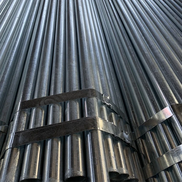 Hot-dipped galvanized steel pipe  and scalffolding tubs used for greenhouses