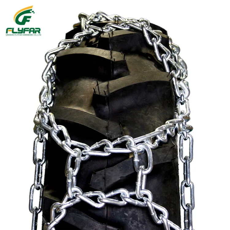 Forklift Tire Protection Snow Chain For Car