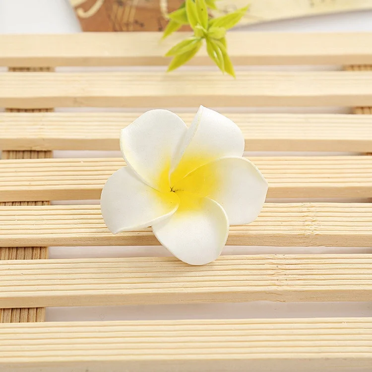 V-1102 Wholesale Artificial foam Plumeria flower For Hat Decoration